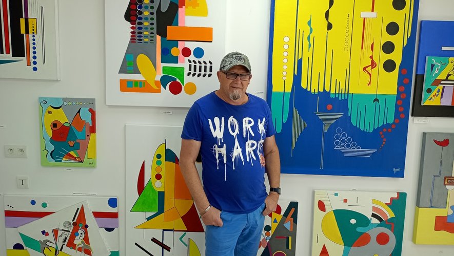 A Visit to Denis Grué’s Art Gallery. Gourdon
